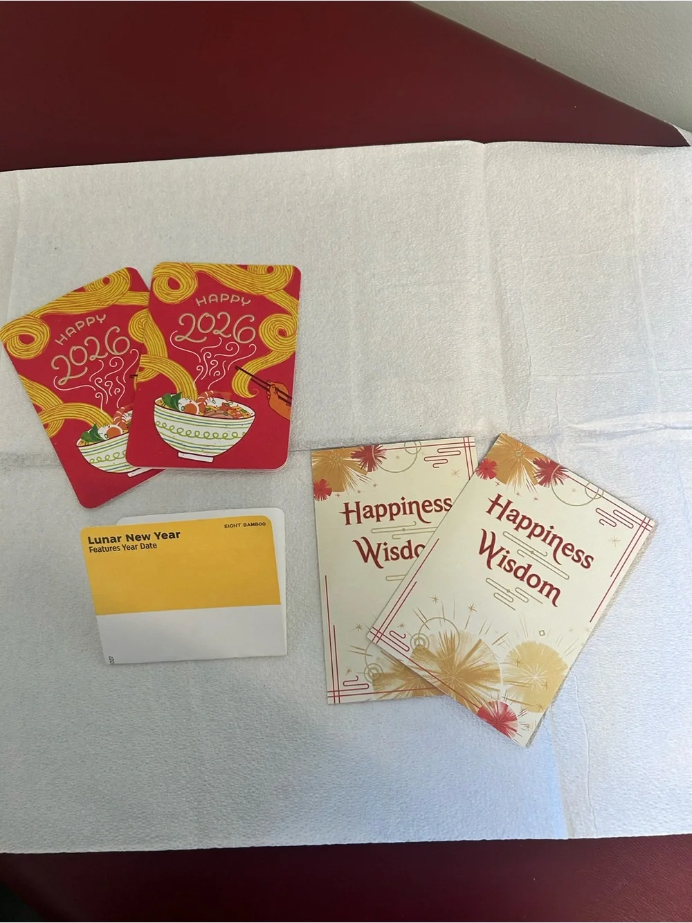 Hallmark Lunar New Year “Happy 2026” & “Happiness & Wisdom” Greeting Cards